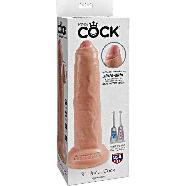 King Cock Dildo Real Dong Mit Lebensechter Beweglicher Vorhaut