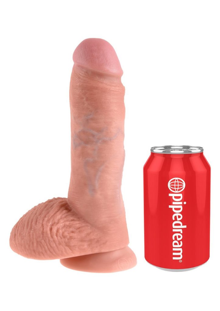 King Cock Flesh Dildo Mit Hoden 20 3 Cm Transman Shop